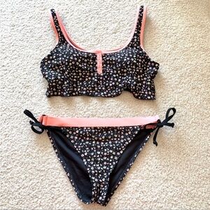 AEROPOSTALE Sporty & Cheeky Floral Bikini Set—SZ M